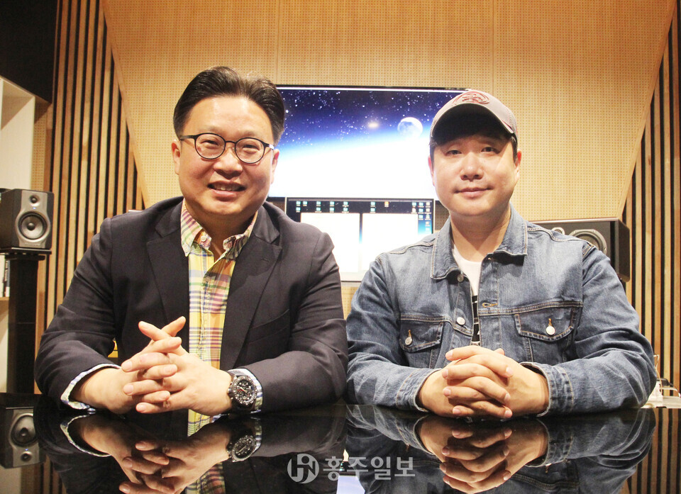 왼쪽부터 서경덕 교수와 배성재 아나운서.